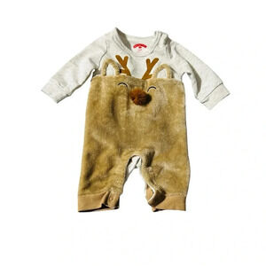 Holiday Time baby size 0/3 Reindeer Romper